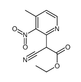 ethyl 2-cyano-2-(4-methyl-3-nitropyridin-2-yl)acetate picture
