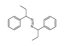 bis(1-phenylpropyl)diazene Structure