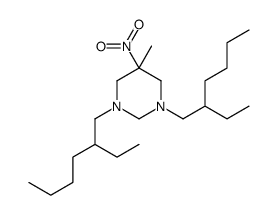 1,3-Bis(2-ethylhexyl)hexahydro-5-methyl-5-nitropyrimidine结构式