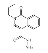 1-Phthalazinecarboxylicacid,3,4-dihydro-4-oxo-3-propyl-,hydrazide(9CI) structure