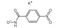 potassium p-nitrobenzohydroxyamate Structure