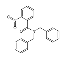 N,N-dibenzyl-2-nitrobenzamide Structure