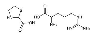 L-arginine monothiazolidine-4-carboxylate Structure