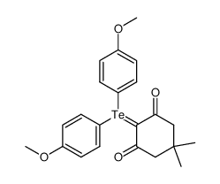di(p-metoxyphenyl)telluroniodimedonide结构式