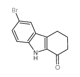 6-bromo-2,3,4,9-tetrahydro-1h-carbazol-1-one Structure