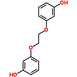1,2-bis(3-hydroxyphenoxy)ethane Structure