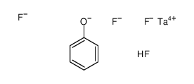 phenol,tetrafluorotantalum Structure