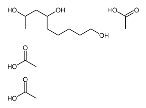 acetic acid,nonane-1,6,8-triol Structure