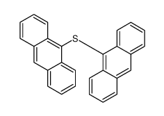 9-anthracen-9-ylsulfanylanthracene结构式