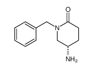 (S)-5-amino-1-benzylpiperidin-2-one结构式