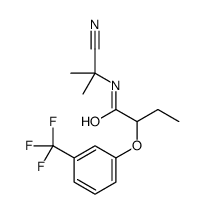 N-(2-cyanopropan-2-yl)-2-[3-(trifluoromethyl)phenoxy]butanamide Structure