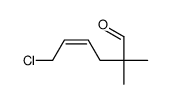 6-chloro-2,2-dimethylhex-4-enal结构式