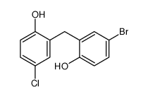 2-[(5-bromo-2-hydroxyphenyl)methyl]-4-chlorophenol Structure