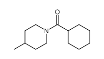 1-(Cyclohexylcarbonyl)-4-methylpiperidine Structure