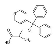 (2R)-2-amino-3-[diphenyl(pyridin-4-yl)methyl]sulfanylpropanoic acid结构式