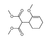 dimethyl 2-(2-methoxycyclohex-2-en-1-yl)malonate结构式