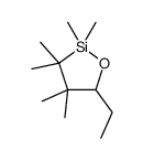 5-ethyl-2,2,3,3,4,4-hexamethyloxasilolane Structure