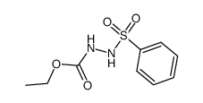 N-benzene sulfonyl-N'-carboethoxy hydrazine Structure
