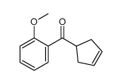 cyclopent-3-en-1-yl-(2-methoxyphenyl)methanone结构式