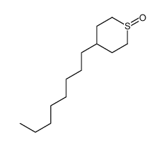 4-octylthiane 1-oxide Structure