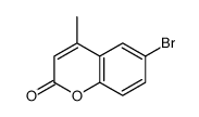 6-BROMO-4-METHYL-2H-CHROMEN-2-ONE结构式