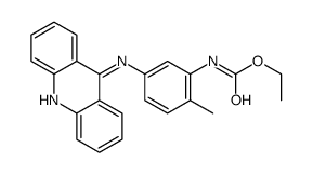 ethyl N-[5-(acridin-9-ylamino)-2-methylphenyl]carbamate结构式