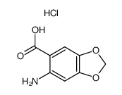 4,5-methylenedioxyanthranilic acid hydrochloride结构式