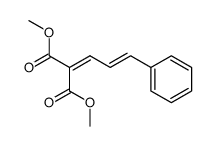 (E)-2-(methoxycarbonyl)-5-phenyl-2,4-pentadienoic acid methyl ester结构式