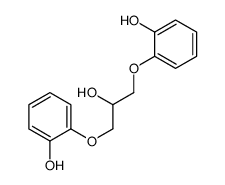 2-[2-hydroxy-3-(2-hydroxyphenoxy)propoxy]phenol结构式