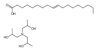 oleic acid, compound with 1,1',1''-nitrilotri(propan-2-ol) (1:1) structure
