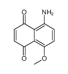 5-amino-8-methoxynaphthalene-1,4-dione Structure