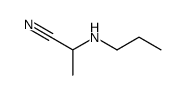 2-(propylamino)propanenitrile Structure