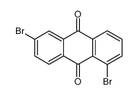 1,6-dibromo-anthraquinone结构式