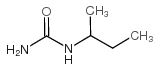 N-(1-甲基丙基)脲结构式