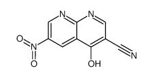 4-hydroxy-6-nitro-1,8-naphthyridine-3-carbonitrile Structure