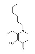 4(1H)-Pyridinone, 2-ethyl-1-hexyl-3-hydroxy- (9CI)结构式