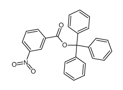 trityl m-nitrobenzoate结构式