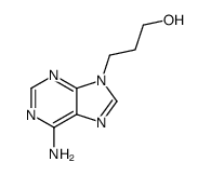 3-(6-氨基-嘌呤-9-基)-丙烷-1-醇结构式