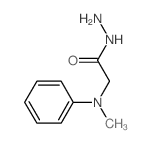 Glycine, N-methyl-N-phenyl-, hydrazide结构式