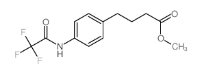 Benzenebutanoic acid, 4-((trifluoroacetyl)amino)-, methyl ester (9CI)结构式