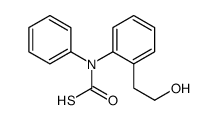[2-(2-hydroxyethyl)phenyl]-phenylcarbamothioic S-acid结构式