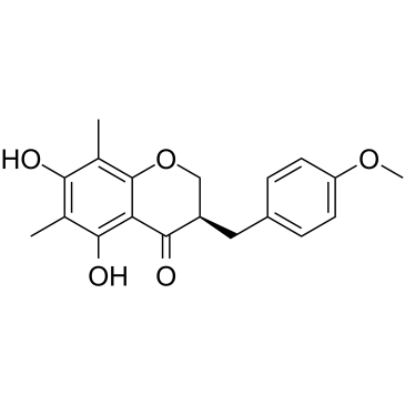 甲基麦冬黄烷酮B结构式