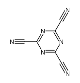 1,3,5-triazine-2,4,6-tricarbonitrile结构式