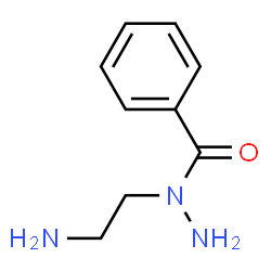 Benzoic acid,1-(2-aminoethyl)hydrazide structure
