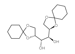1,2:5,6-二-O-亚环己基-D-甘露醇结构式
