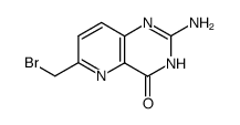 2-amino-4-oxo-6-(bromomethyl)pyridopyrimidine结构式