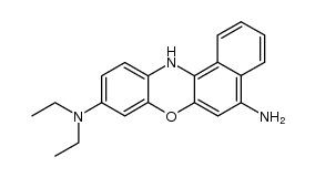 5-Amino-9-(diethylamino)-12H-benzo[a]phenoxazine Structure