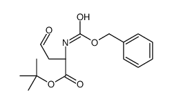 T-BUTYL (2S)-2-[(BENZYLOXYCARBONYLAMINO)]-4-OXO-BUTYRATE Structure