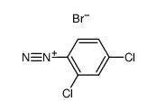2,4-dichloro-benzenediazonium, bromide Structure