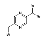 2-Brommethyl-5-dibrommethylpyrazin结构式